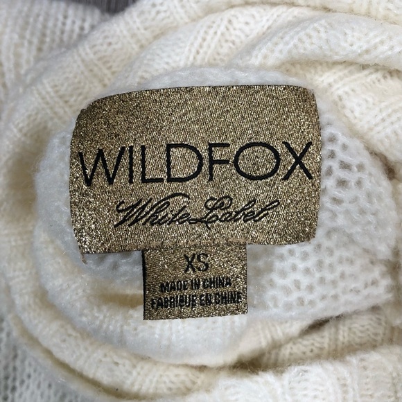 WILDFOX Women’s Knitted Turtleneck Sweater Size XS - Picture 4 of 5